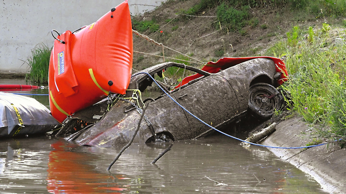 Manta aus Donau geangelt