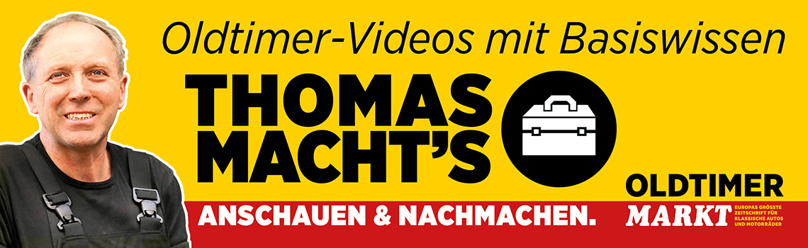 Thomas macht's – Oldtimer Videos mit Basiswissen