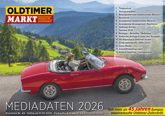 Mediadaten OLDTIMER MARKT 2026