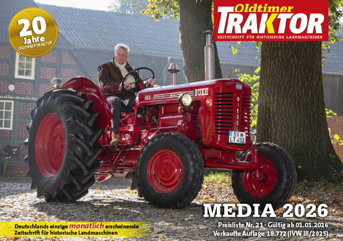 Media-Daten 2026: OLDTIMER TRAKTOR