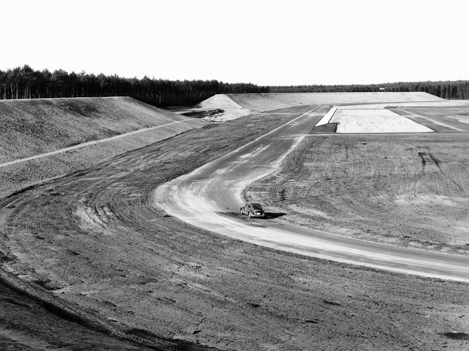 1965 Hockenheimring im Bau 
