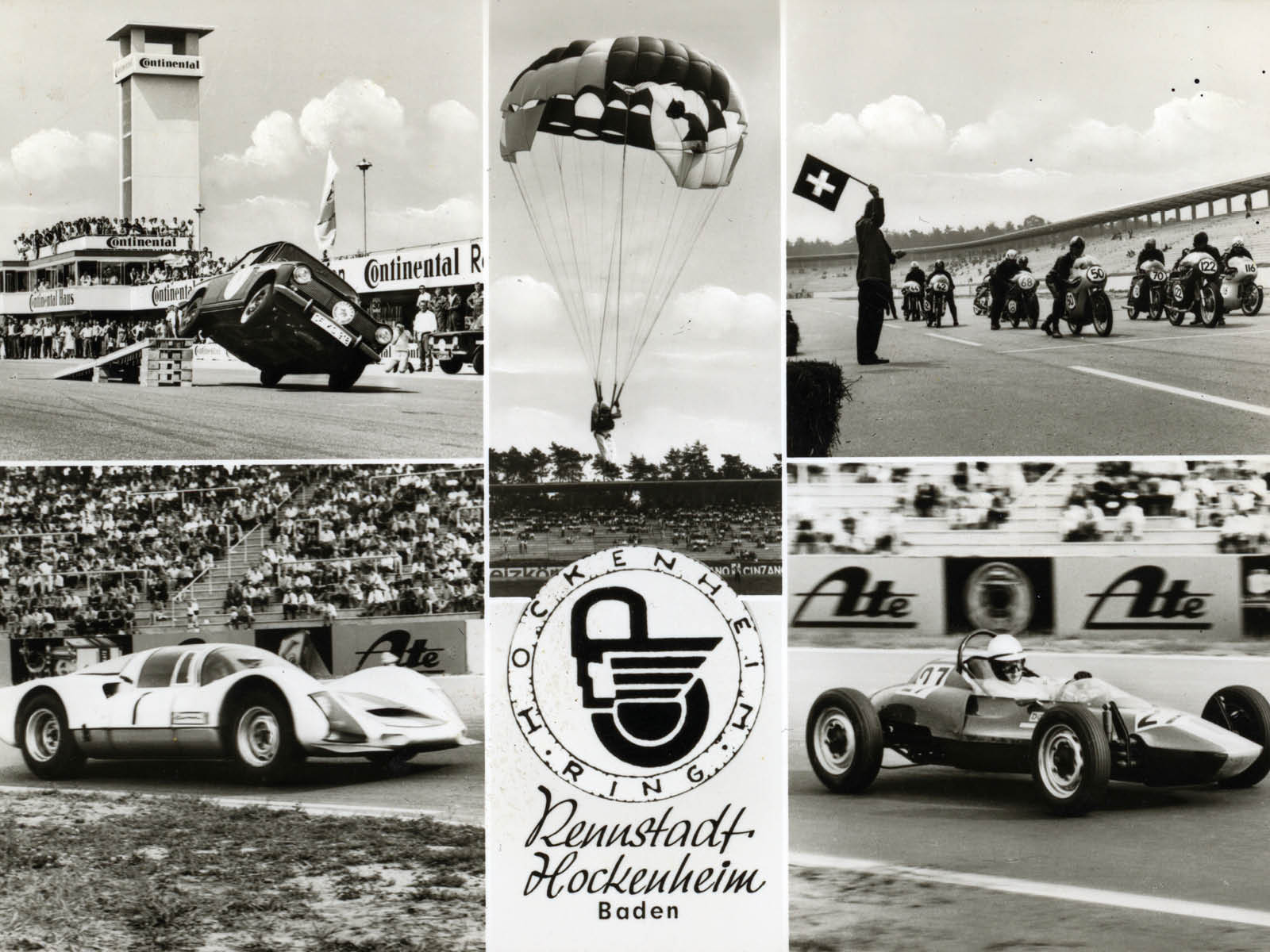 ca. 1966 Hockenheimring Postkarte