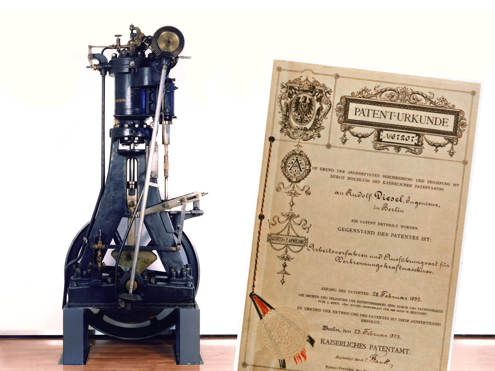 1893 bekam Rudolf Christian Karl Diesels 