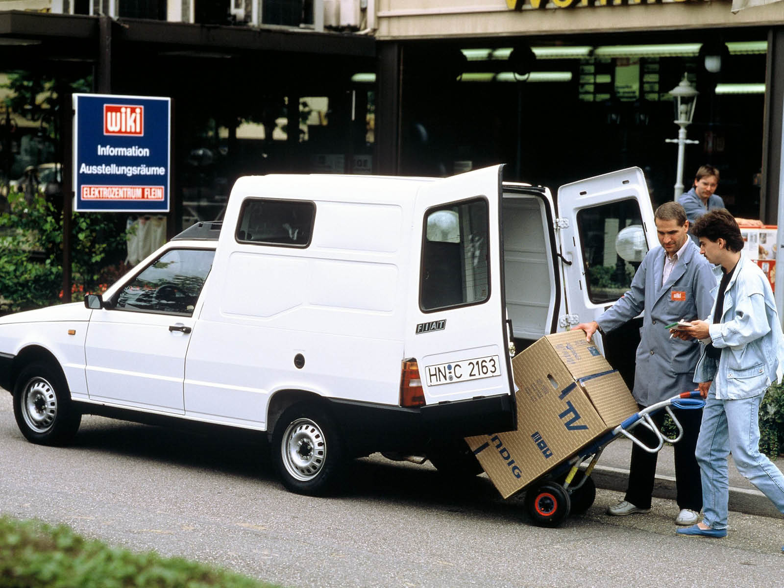 Für Handwerker und Händler: Der Kleintransporter Fiorino bot maximale Nutzfläche auf kleinstem Raum 