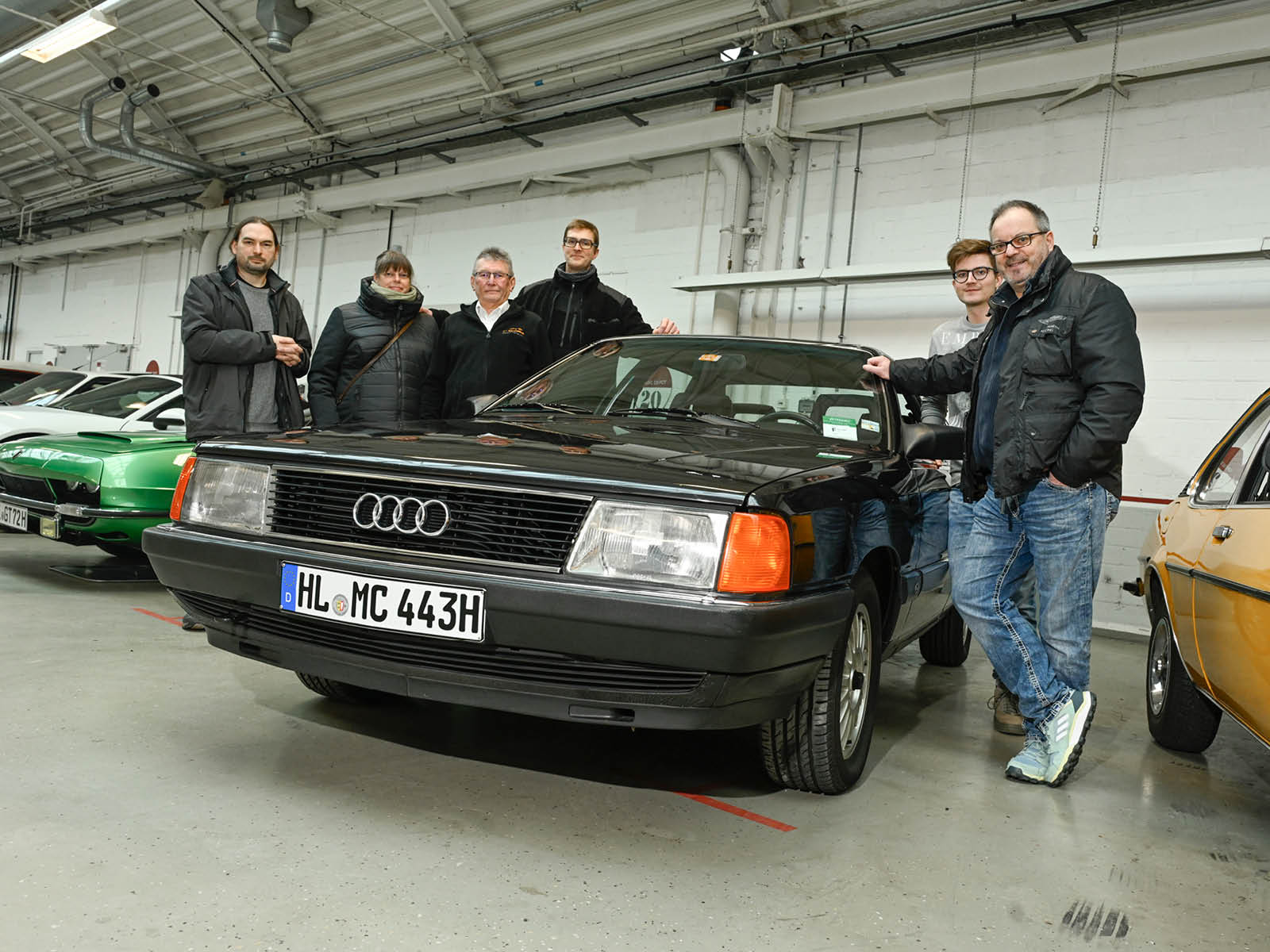 Gewinnübergabe Krebshilfe Oldtimer Markt