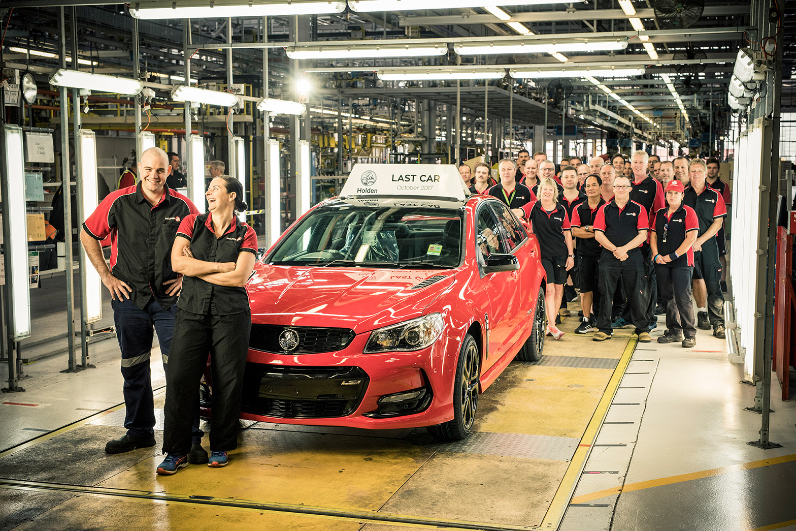 Foto des letzten in Australieb gebauten Holden, 20.10.2017
