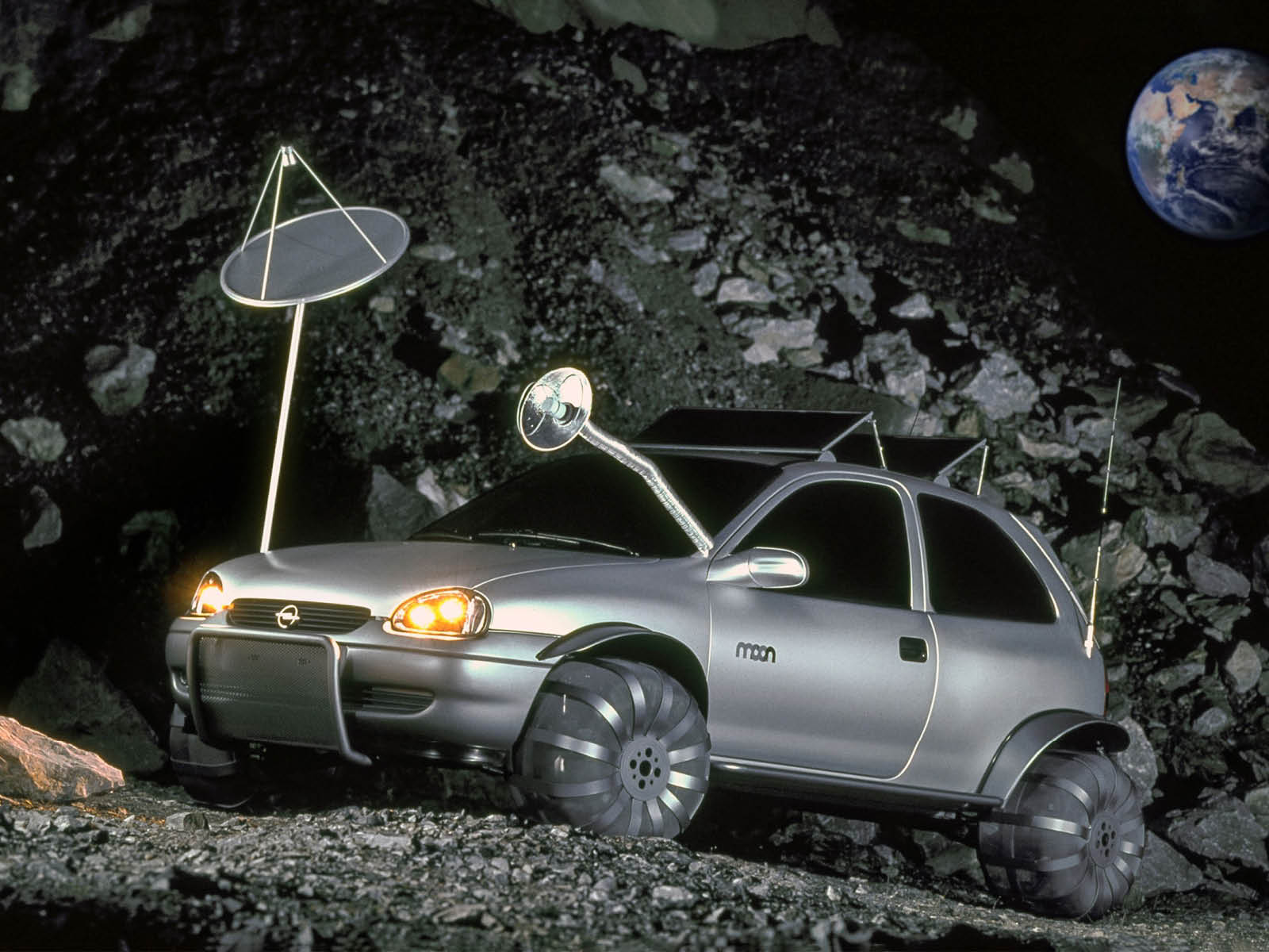 Opel Corsa Weltraumfahrzeug
