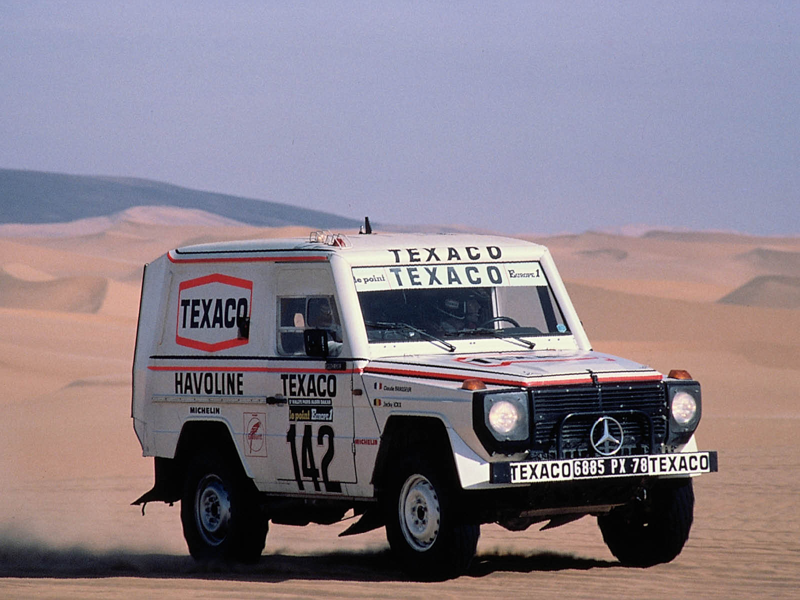 Dakar 1983: Jacky Ickx und Claude Brasseur erzielten im Mercedes-Benz 280 GE den Gesamtsieg
