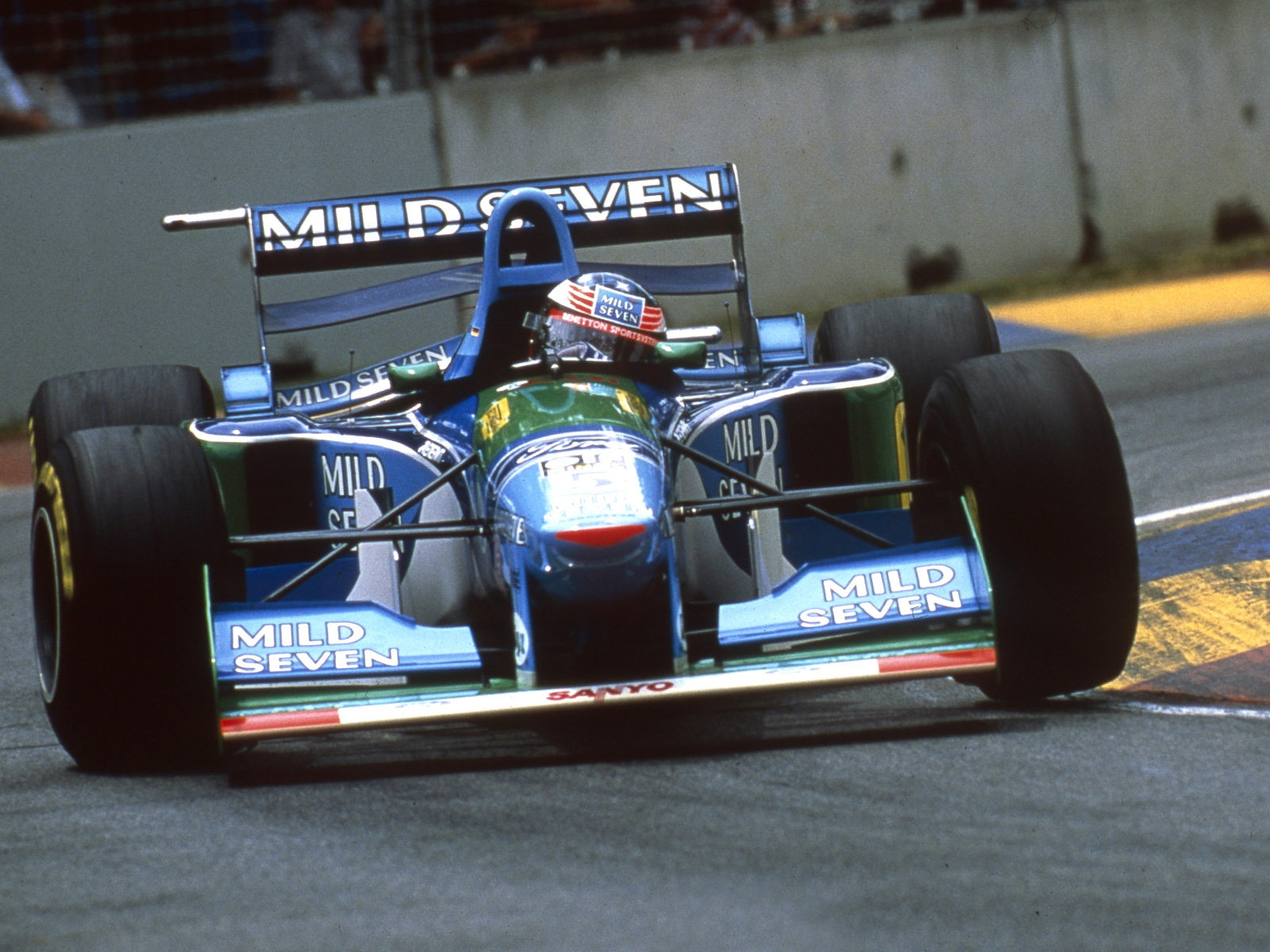 Schumi im Benetton
