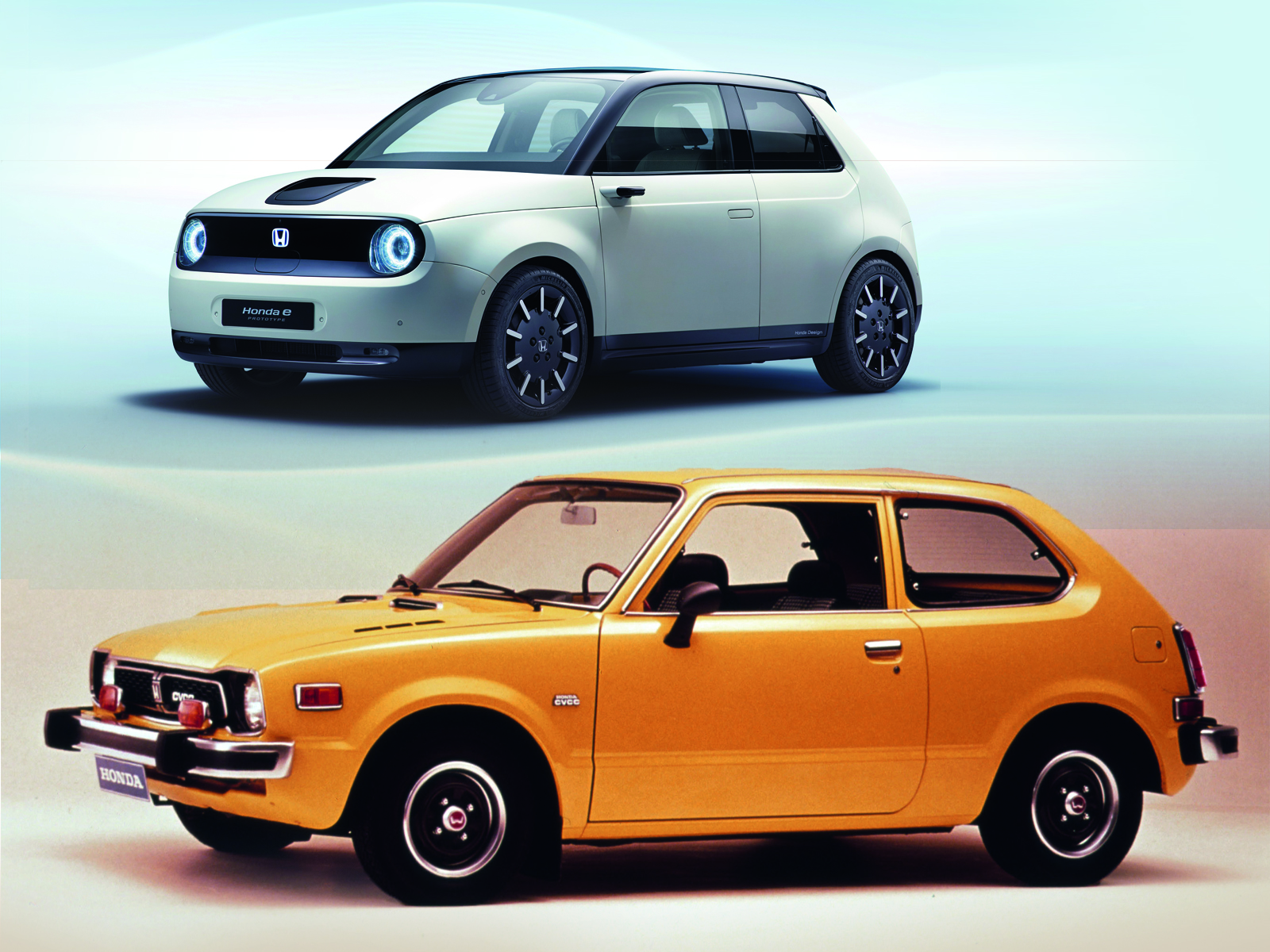 Honda e und Civic