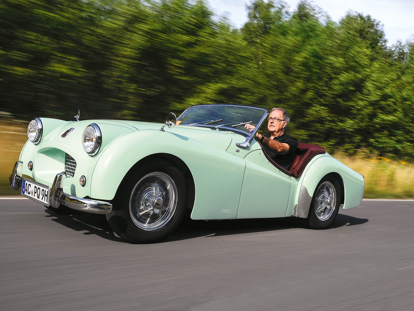 Triumph TR2 Heck