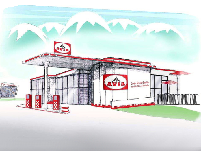 Avia Retro-Tankstelle
