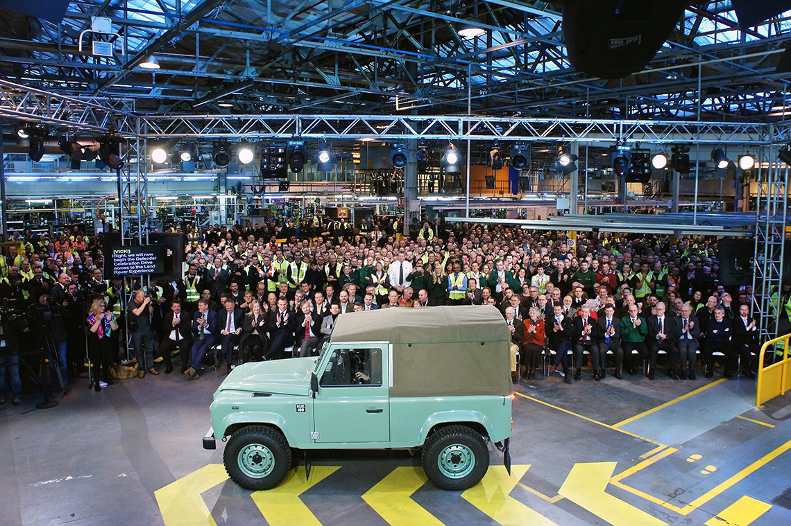 Letzter Land Rover Defender