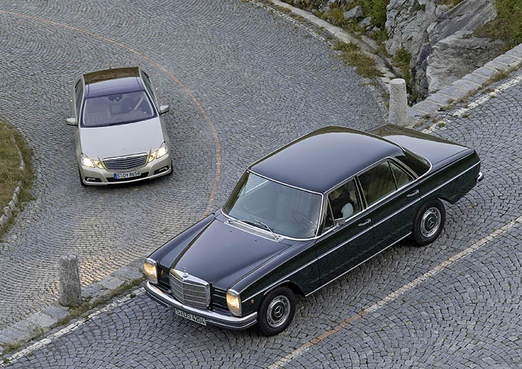 Mercedes-Benz E Klasse und Strichacht