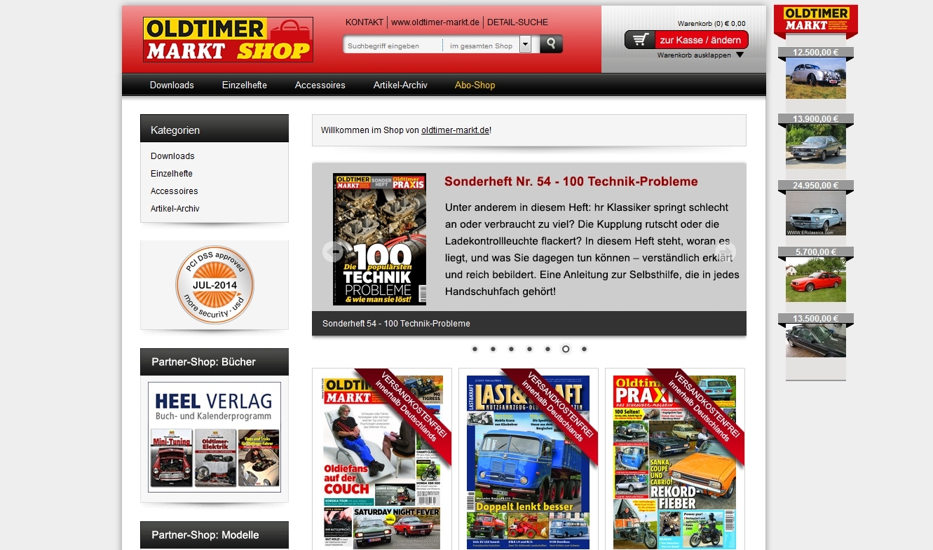 Oldtimer Markt Shop