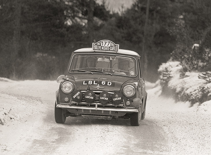 Rauno Aaltonen Mini Cooper S Rallye Monte Carlo 1967