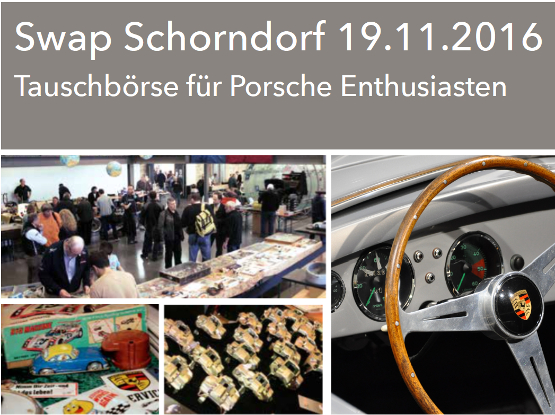 Tauschbörse für Porsche Enthusiasten