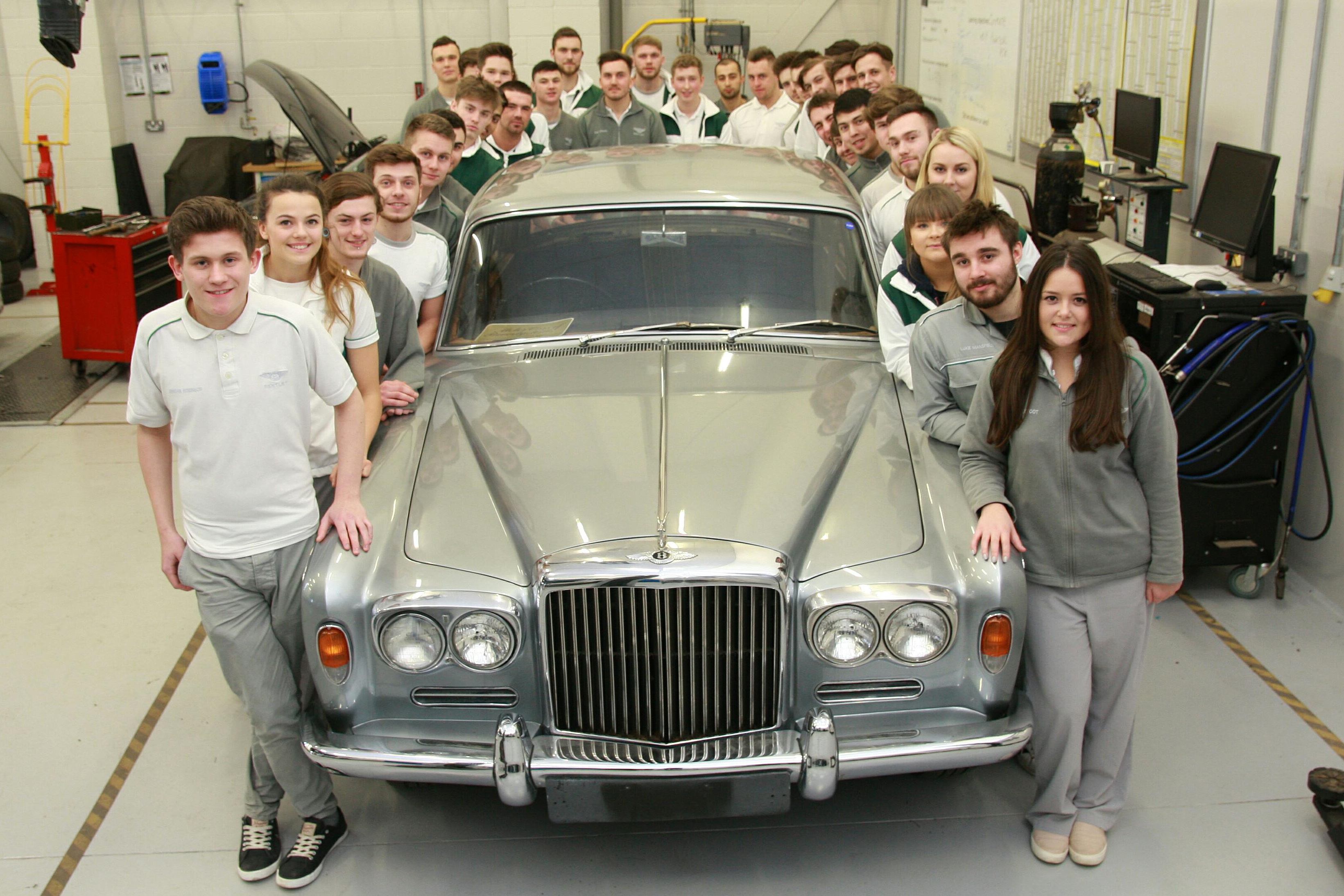 Azubis bei Bentley