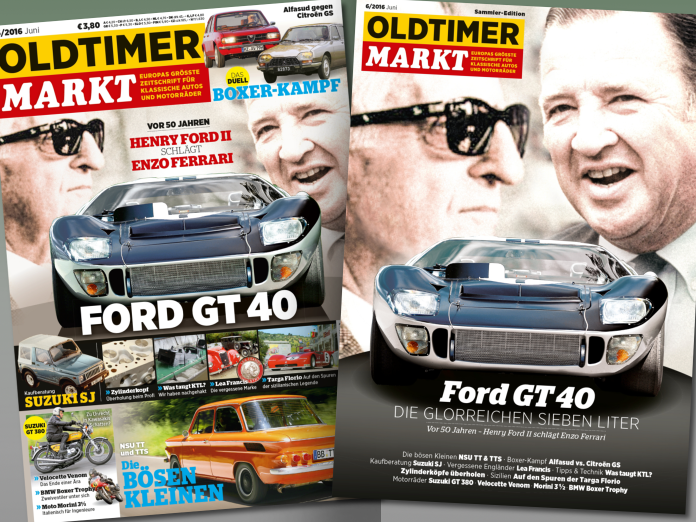 OLTIMER MARKT Titelseiten Juni 2016