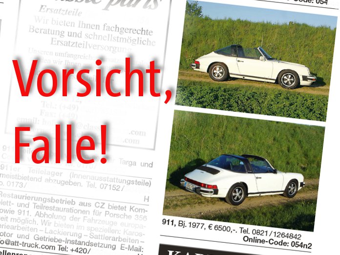 Vorsicht, Falle!