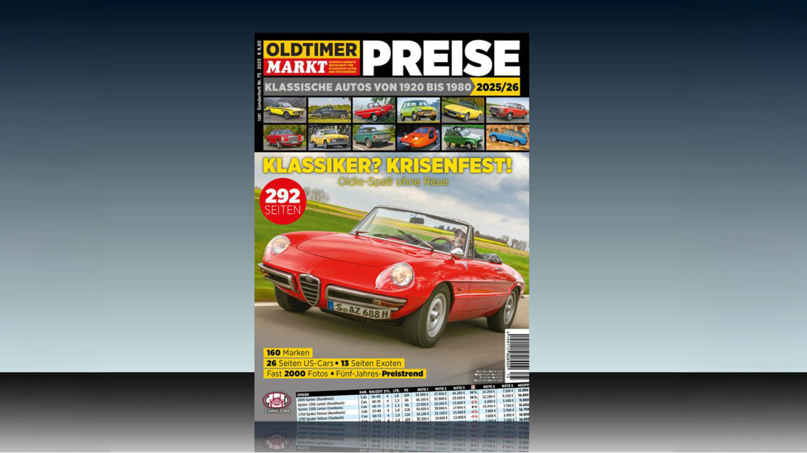 OLDTIMER MARKT-Sonderheft: Oldtimer Preiseheft 2025