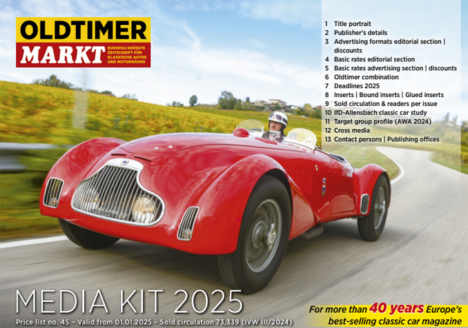 OLDTIMER MARKT Mediakit 2025