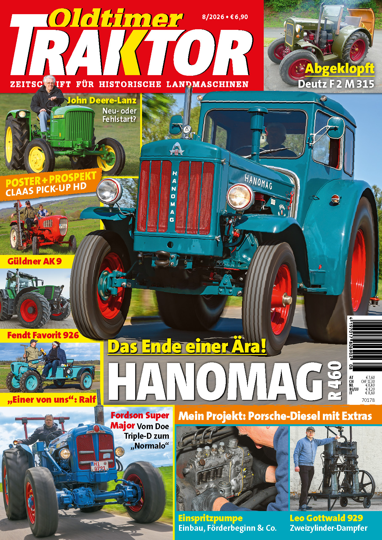 OLDTIMER TRAKTOR 8/2026 – ab 9. Juli erhältlich