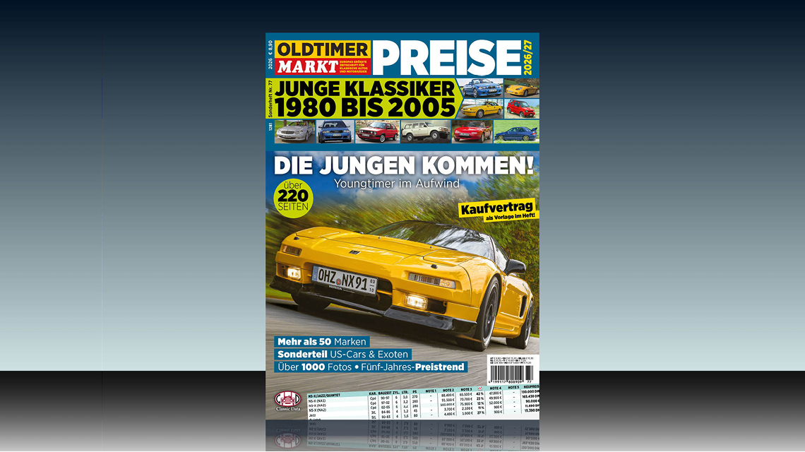 OLDTIMER MARKT-Sonderheft: Nr. 77: Youngtimer Preise 2026